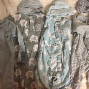Carters Newborn Lot 9 Items